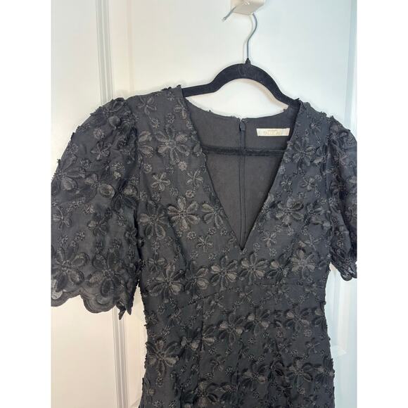 La Madison Talulah Limousine Black Floral Lace Mini Dress Women’s Size Small - Picture 7 of 9